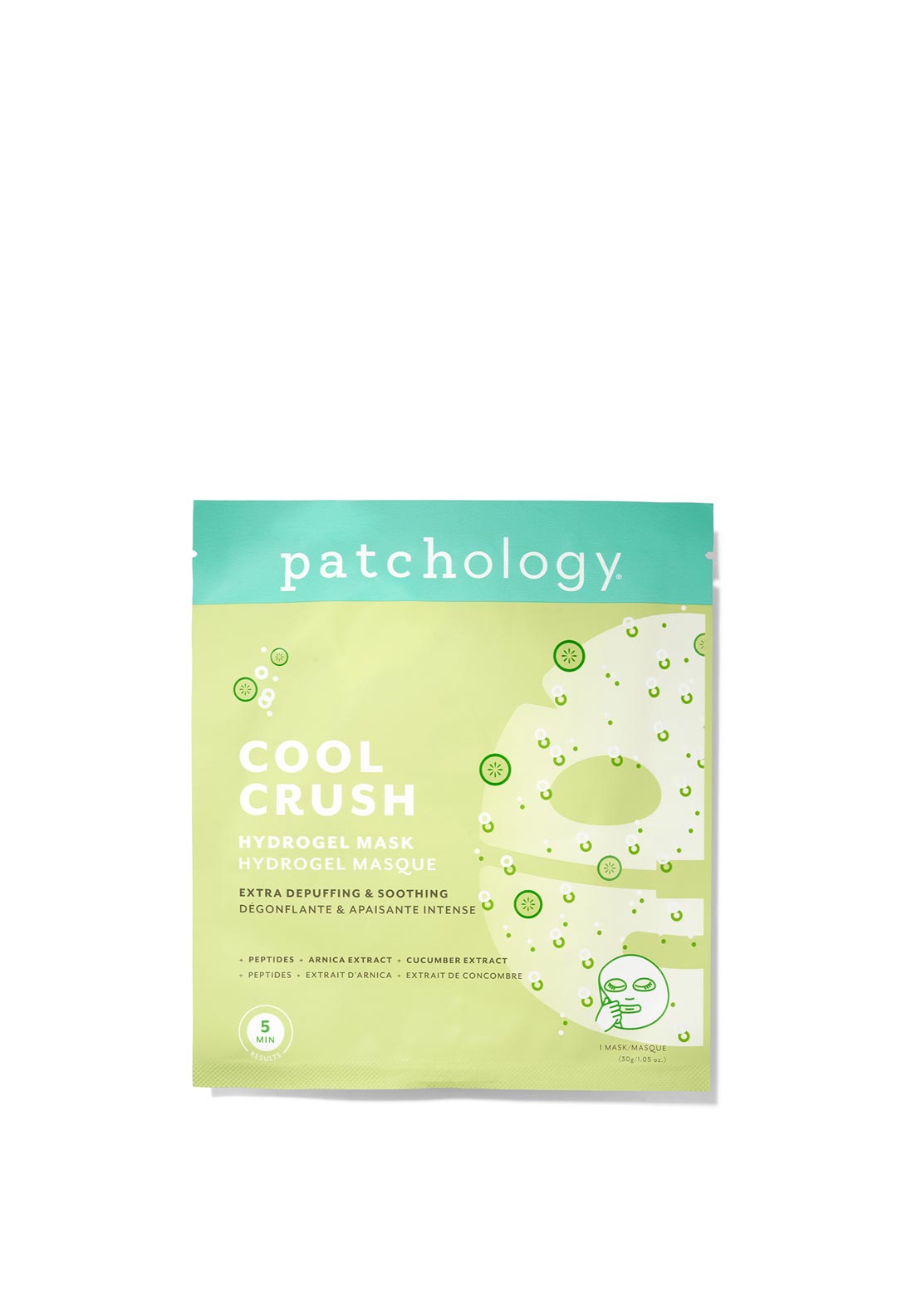 Patchology Cool Crush Hydrogel Mask, Pack of 1