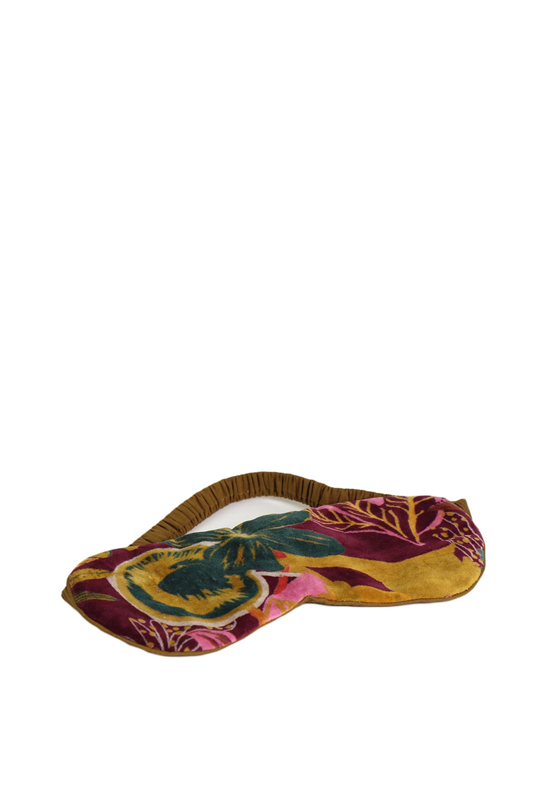 Pom Velvet Botanical Eye Sleep Mask, Burgundy