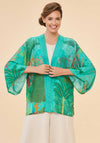 Powder Secret Paradise Kimono Jacket, Aqua