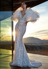 Pronovias Diamond Wedding Dress, Off White