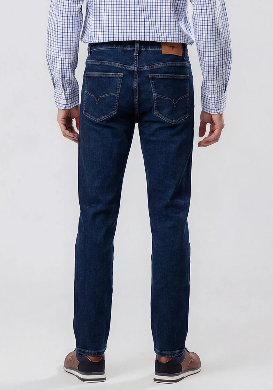 R.M WILLIAMS Ramco Straight Leg Jeans, Medium Blue Wash