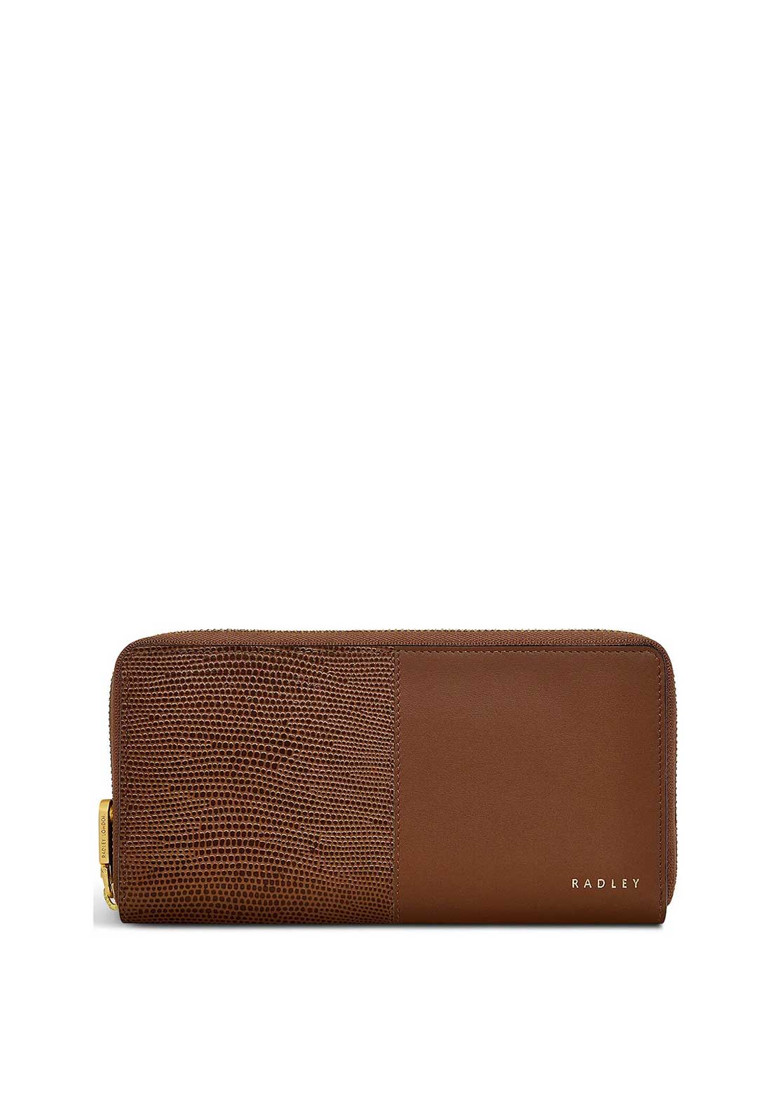 Radley Mount Row Faux Lizard Wallet, Brown