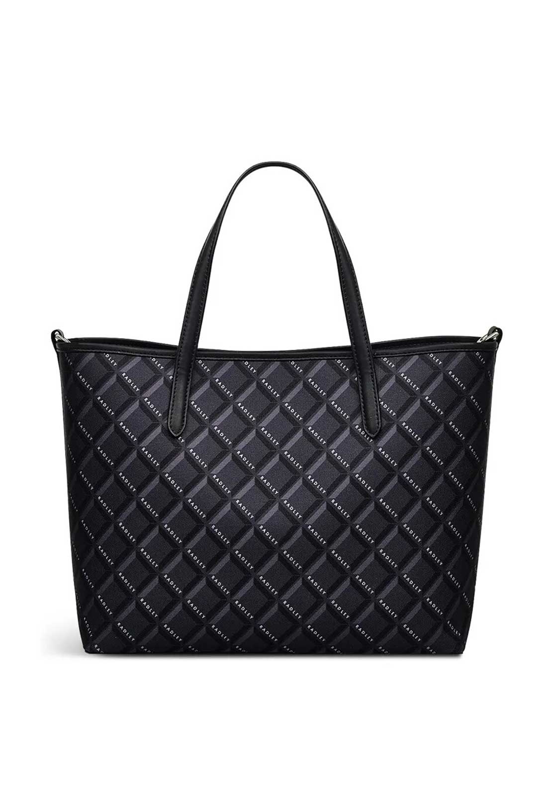 Radley Southwell Gardens Geometric Grab Bag, Black