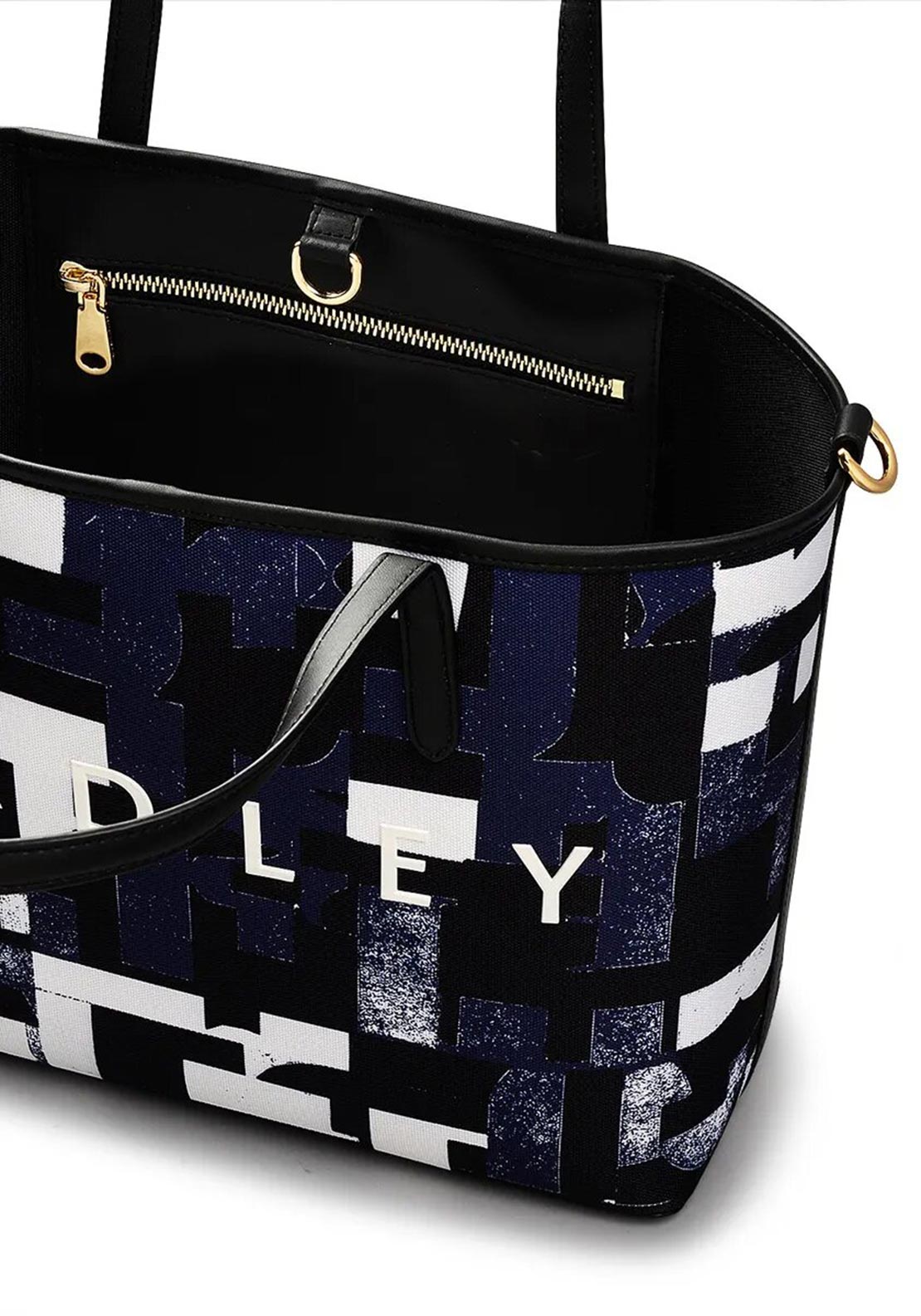 Radley Southwell Gardens Geometric Print Tote Bag, Black