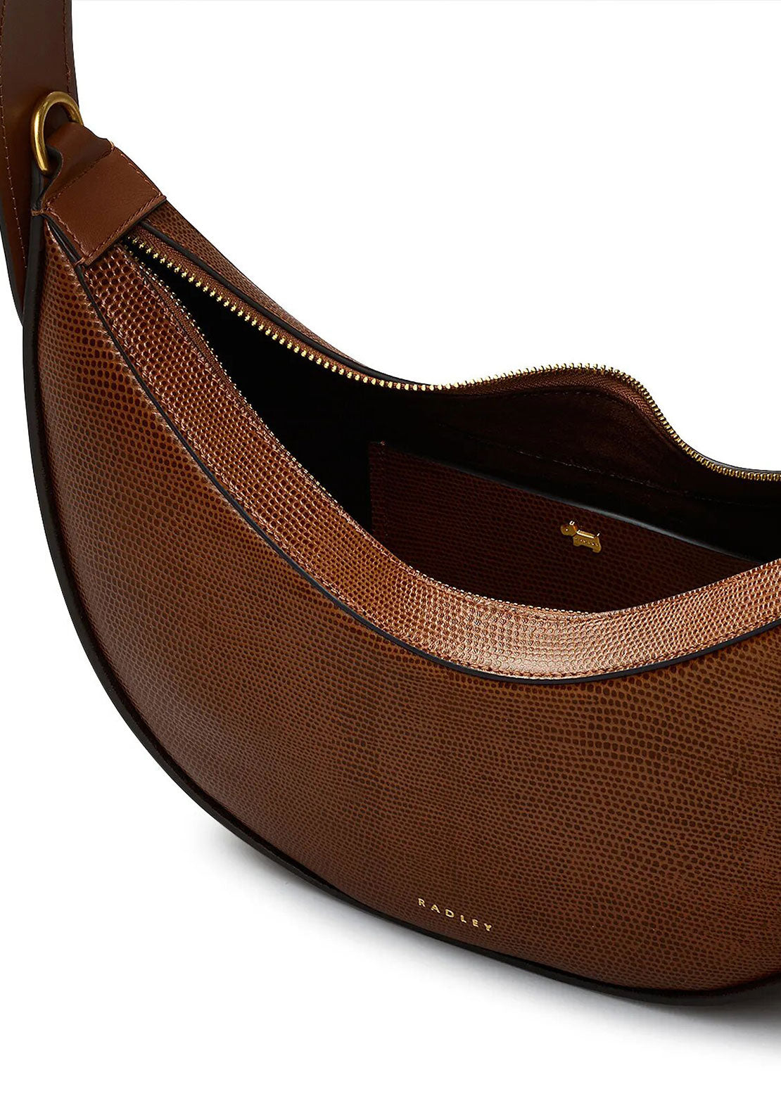 Radley The Kensal Faux Lizard Shoulder Bag, Tan
