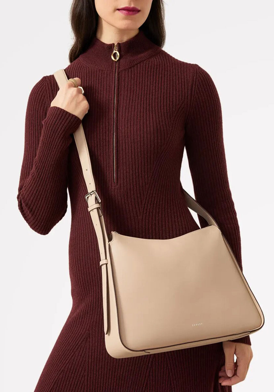 Radley Westwell Lane Crossbody Bag, Stone