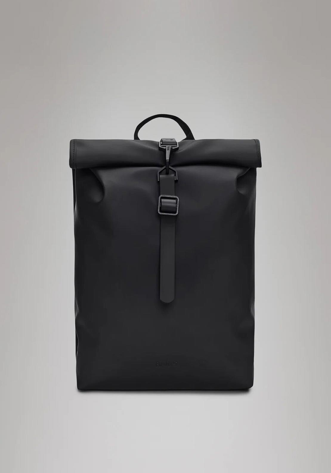 Rains Rolltop Mini Rucksack, Black