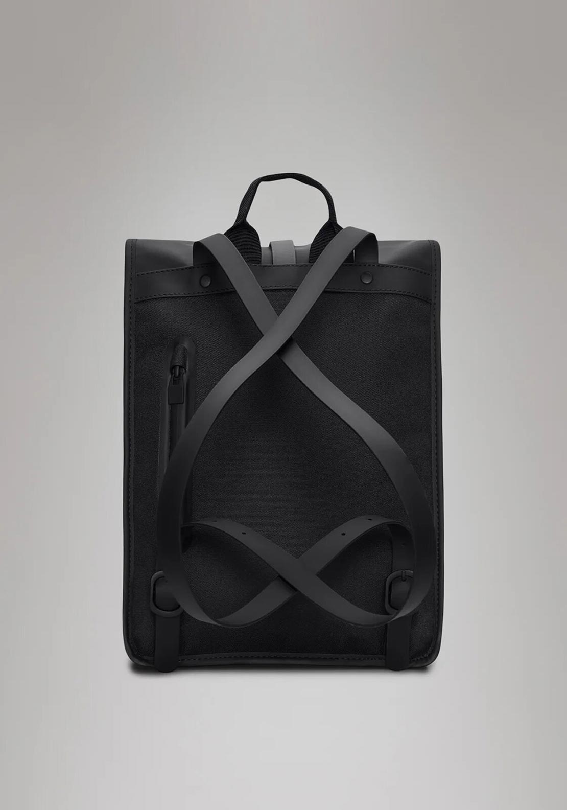 Rains Rolltop Mini Rucksack, Black