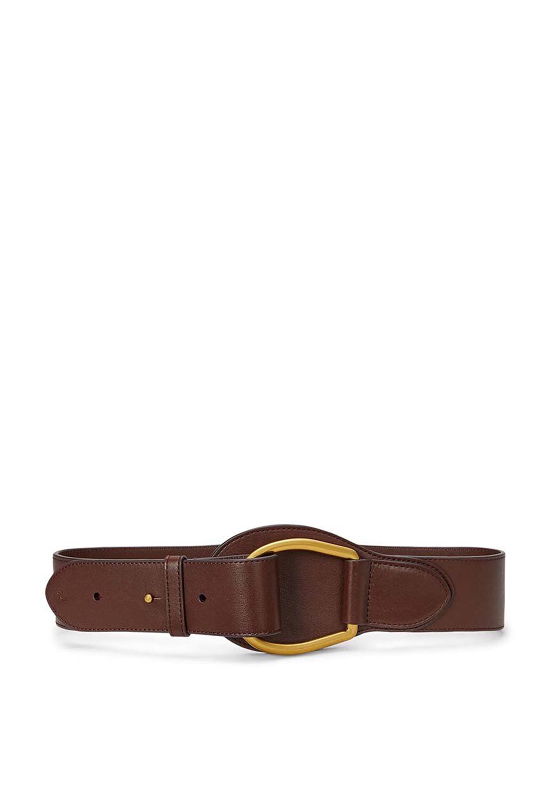 LAUREN Ralph Lauren Brown Faux Leather Belt with Goldtone Ring Detail Size 4 Lauren Ralph Lauren | Accessories | Lauren Ralph Lauren  main image 2