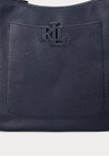 Ralph Lauren Cameryn Pebbled Leather Crossbody, Refined Navy