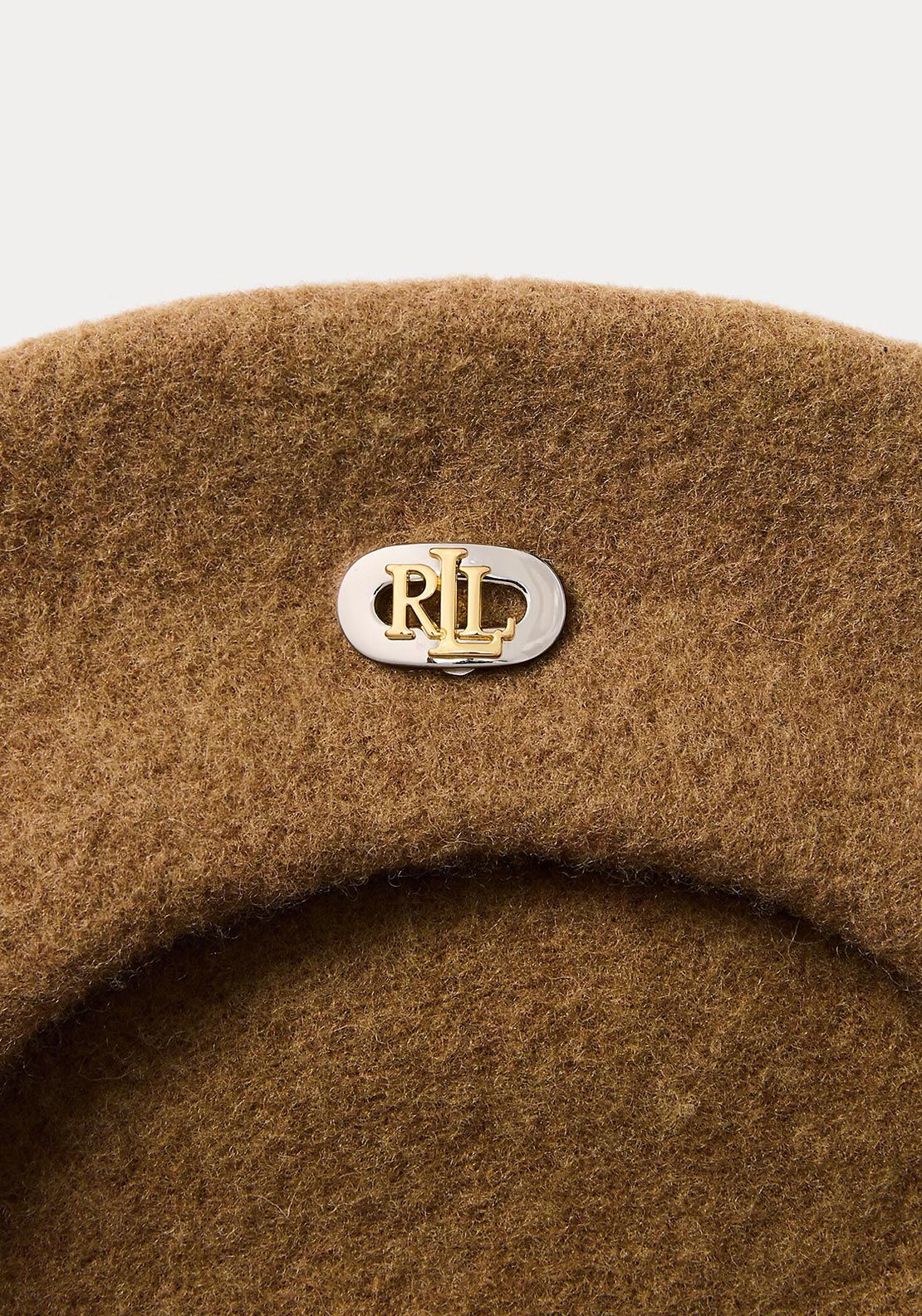 Ralph Lauren Wool Beret, Tan