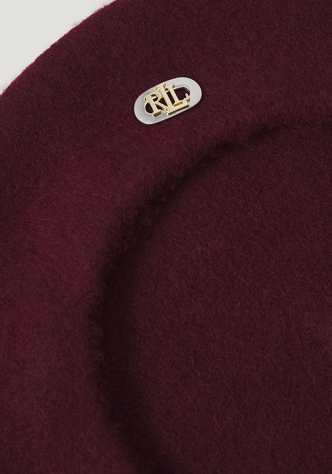 Ralph Lauren Wool Beret, Wine