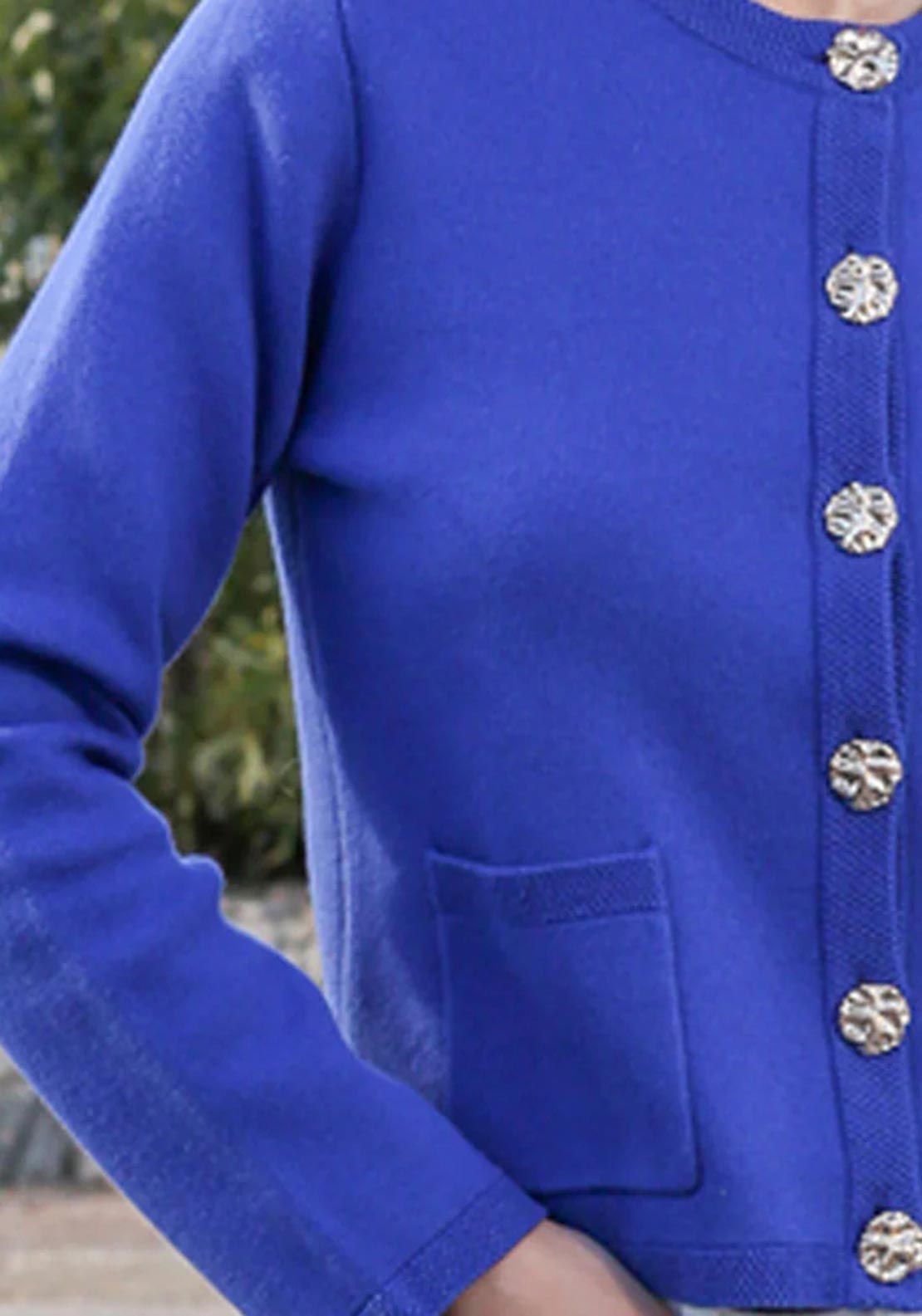 Rant and Rave Chantelle Knit Cardigan, Blue