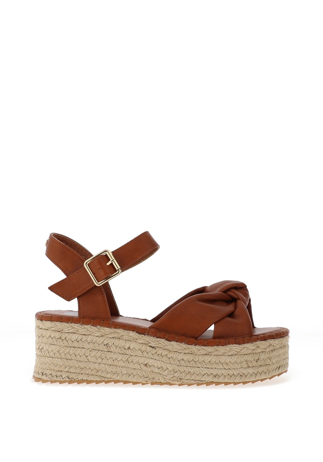 Rant & Rave Breena Knotted Espadrille Sandals, Tan