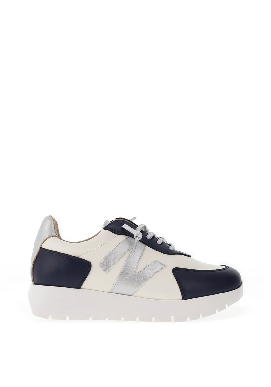 Redz Laced Colour Block Chunky Trainers, Navy Multi McElhinneys - Main Image
