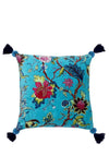 Riva Paoletti Tree of Life Feather Cushion 50x50cm, King Fisher