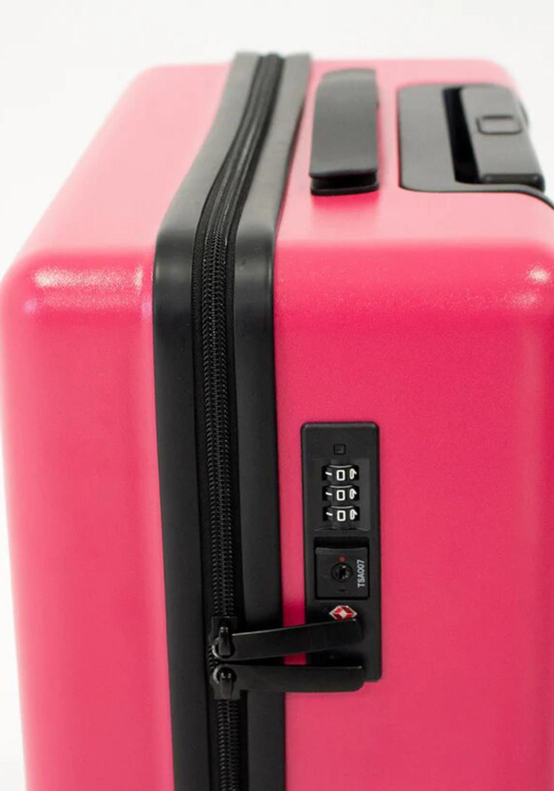 Rollaer Hard Shell Cabin Suitcase, Pink