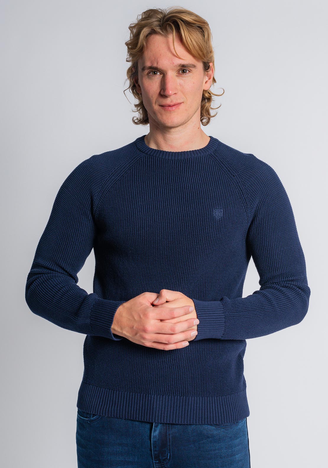 XV Kings By Tommy Bowe Rowen Crew Neck Jumper, Dark Blue