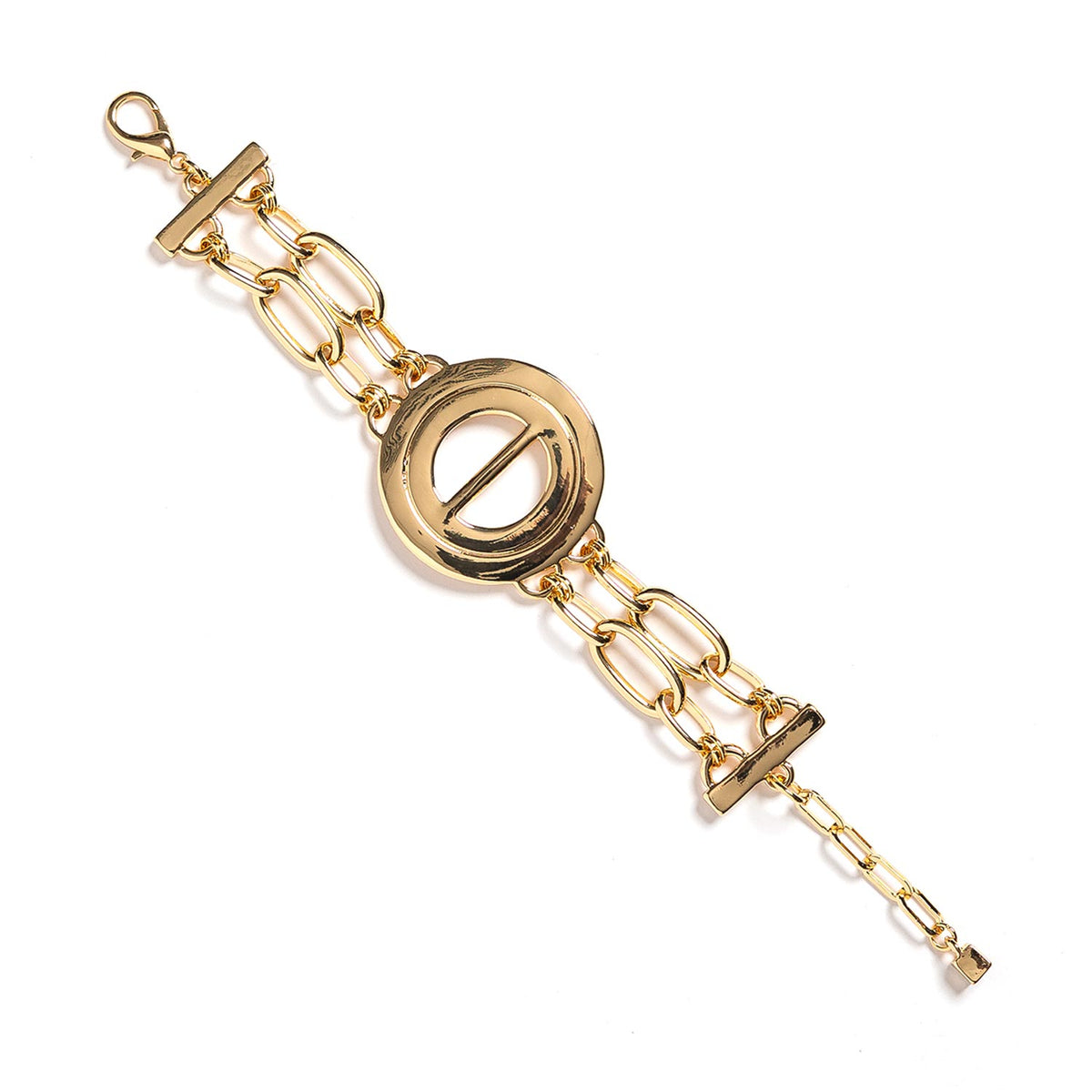 Sandra’s Signature Collection Louis Chunky Double Row Bracelet, Gold