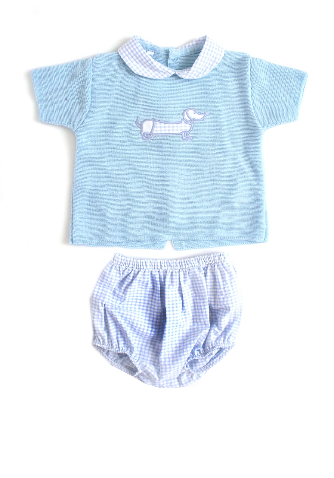 Sardon Baby Boy Knit Top and Bottom Set, Blue McElhinneys