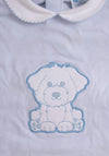 Sardon Baby Boy Dog Collar Babygrow, Blue