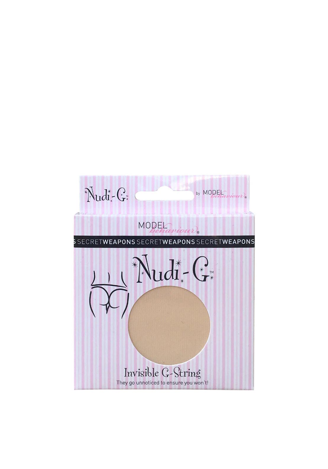 Secret Weapons Nudi G Invisible G-String, Nude - McElhinneys