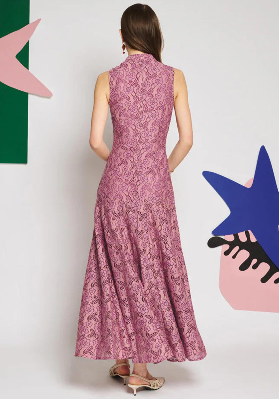 Sister Jane Lucie Lace Maxi Dress, Pink
