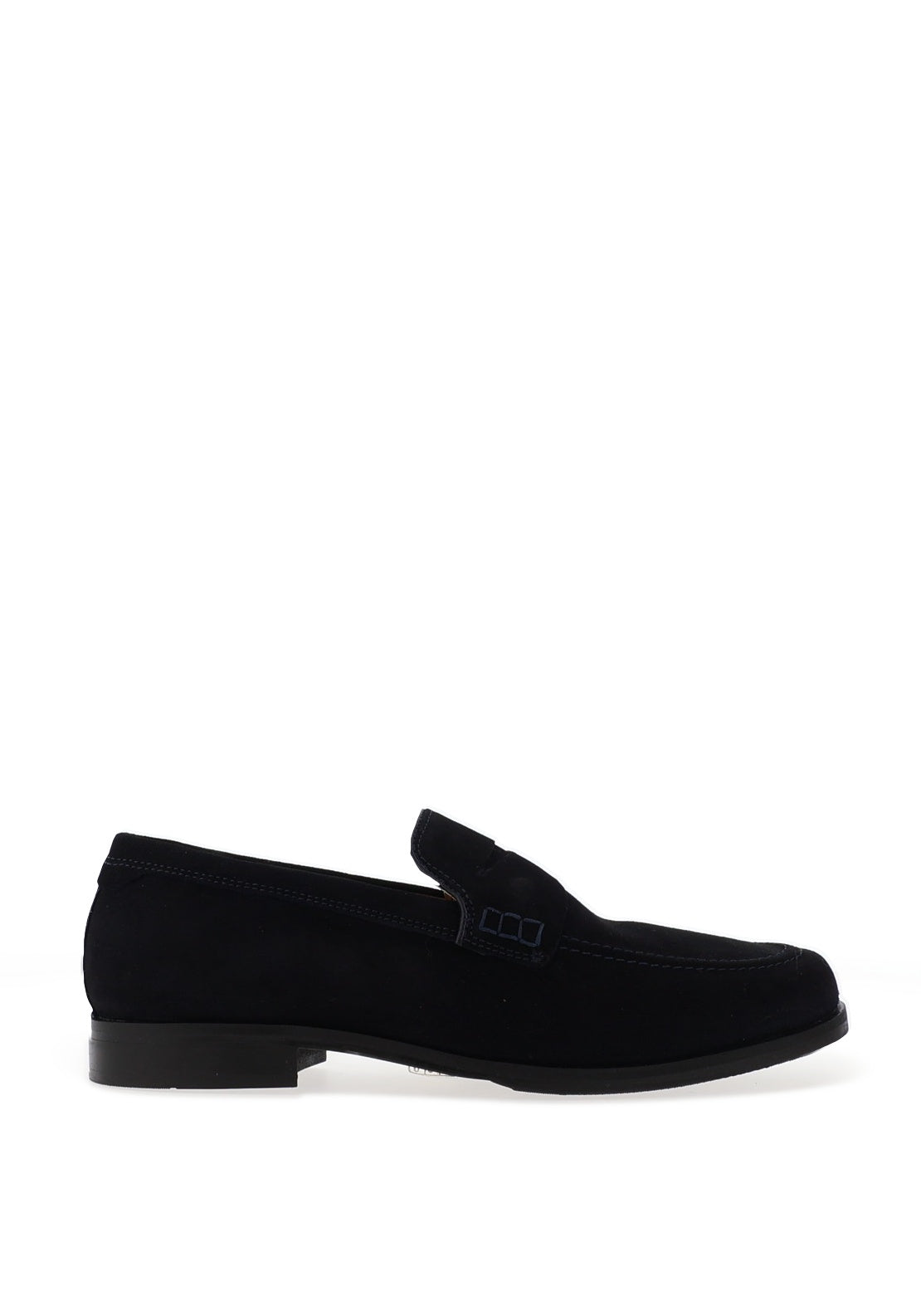 Sloane Suede Loafers, Dark Navy