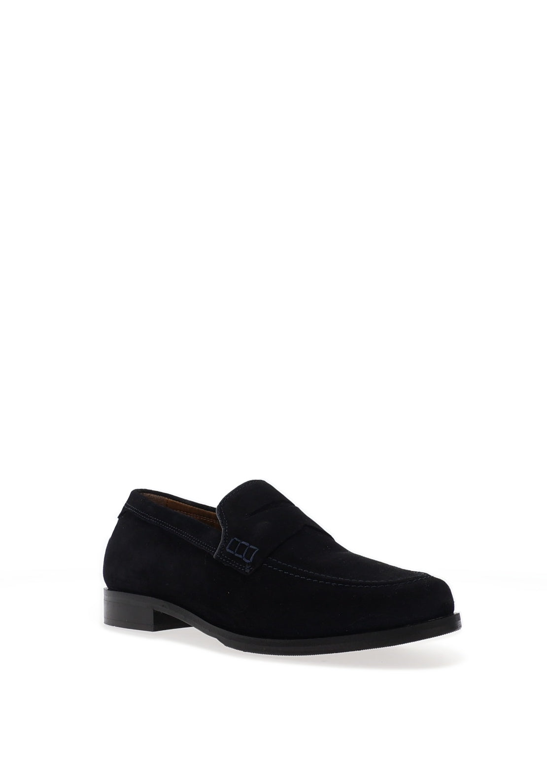 Sloane Suede Loafers, Dark Navy