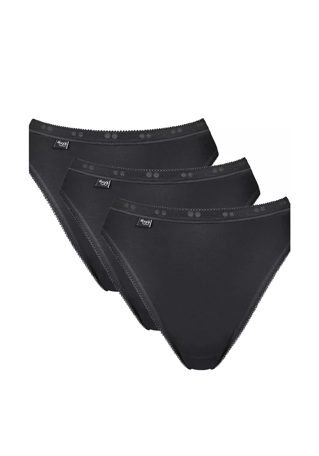 Sloggi Basic Tai Brief 3 Pack, Black