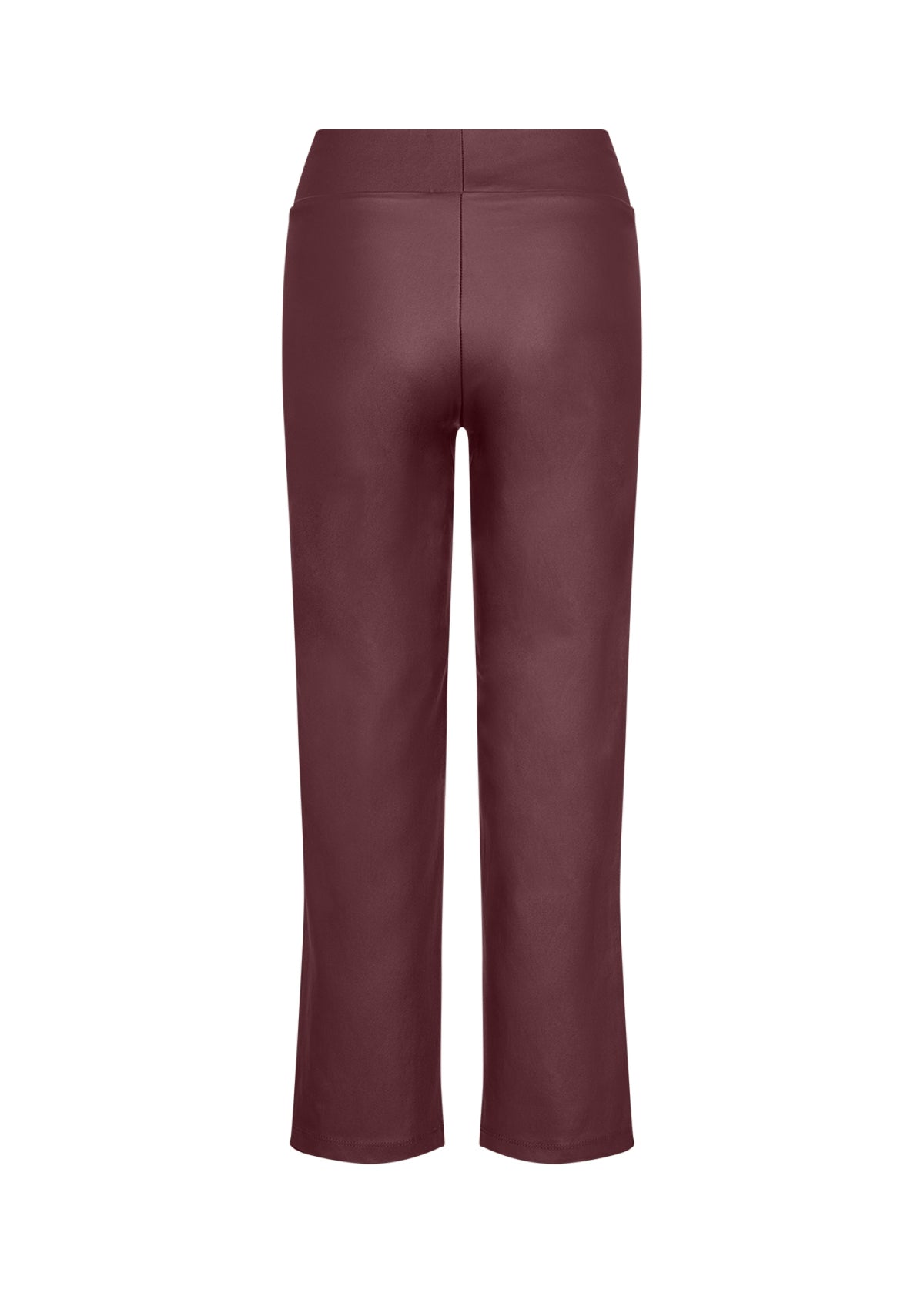 Soya Concept Pam Leather Trousers, Wine