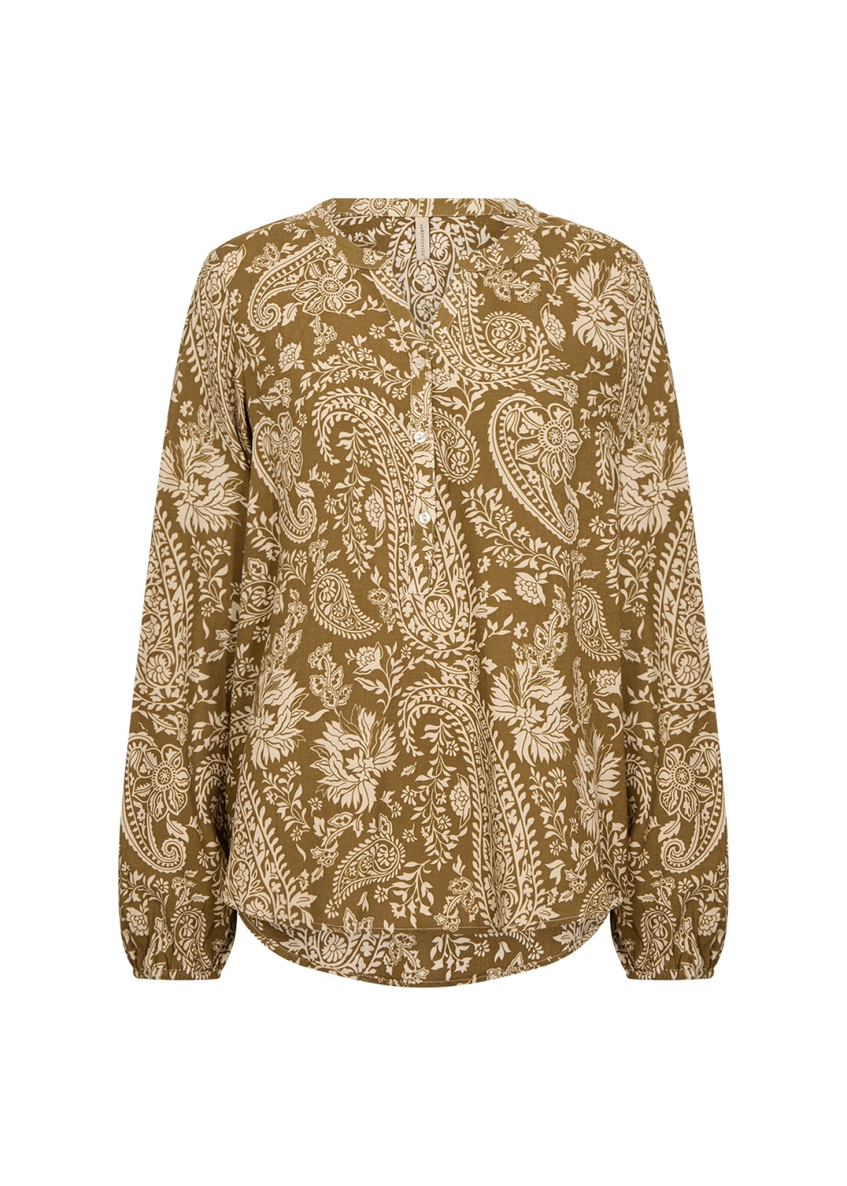 Soya Concept Valgerda V-Neck Blouse, Yellow