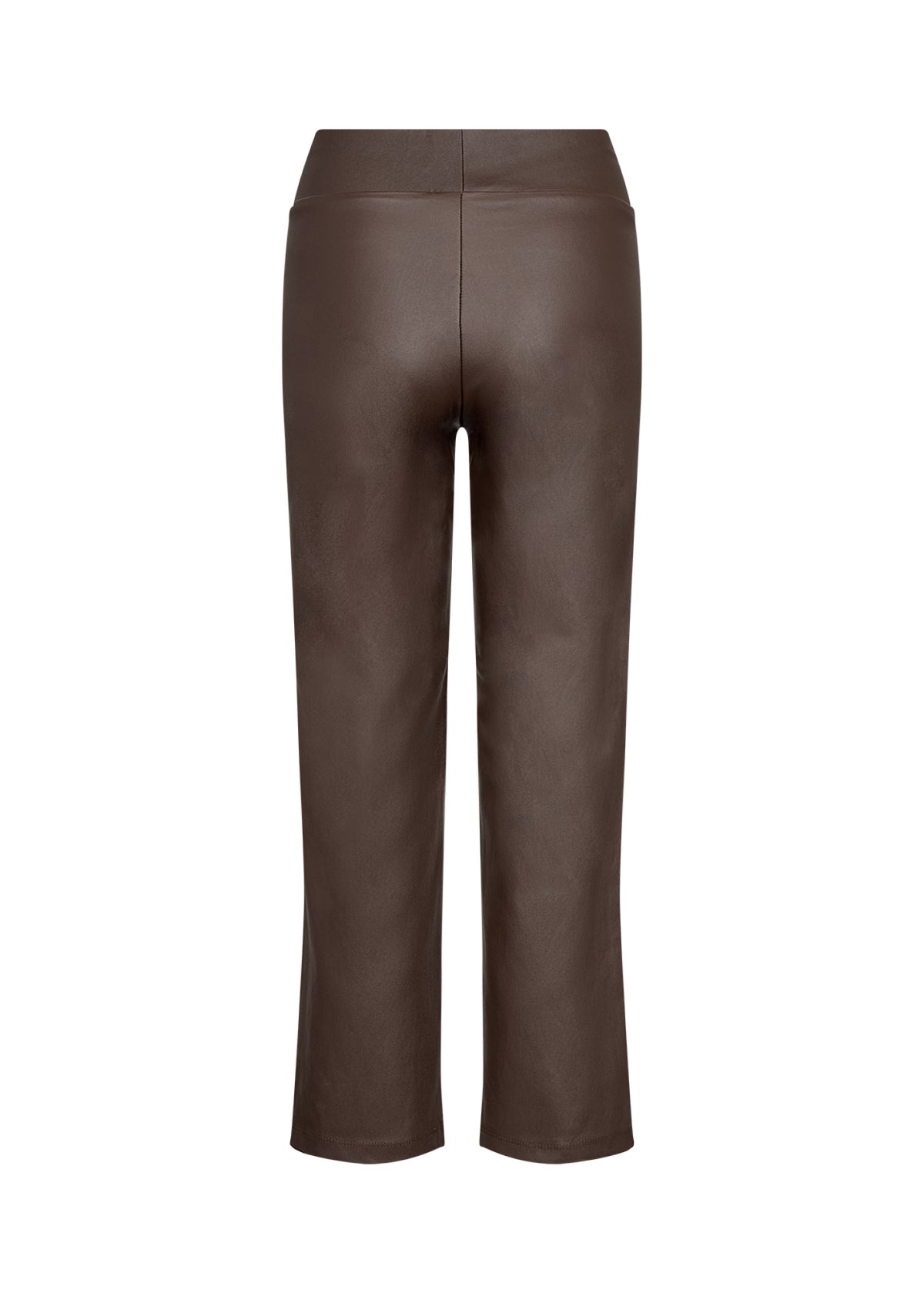 Soya Concept Pam Leather Trousers, Brown