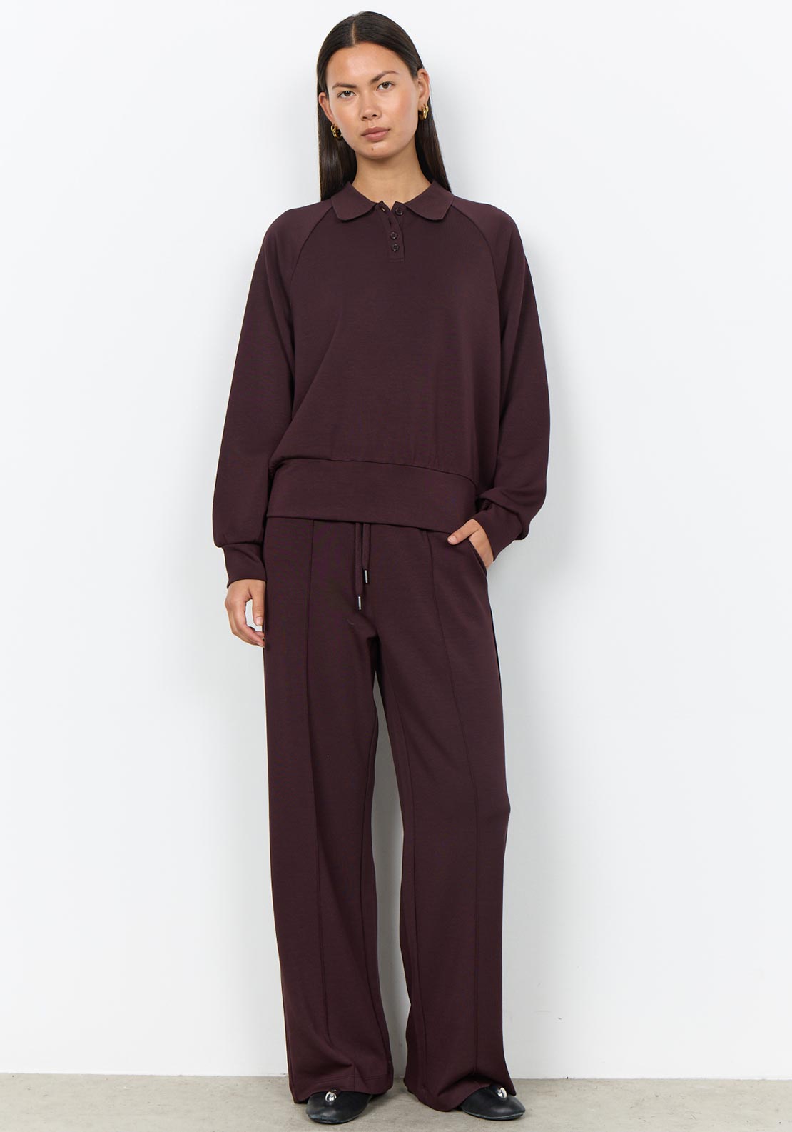 Soyaconcept Banu Long Sleeve Top, Brown