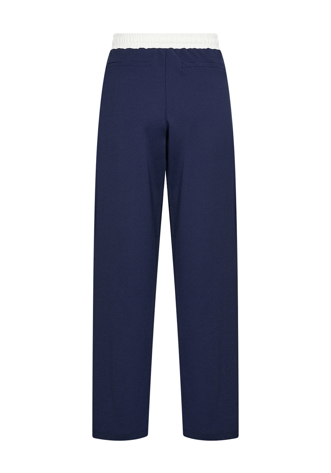 Soyaconcept Siham Loose Fit Trousers, Navy and White