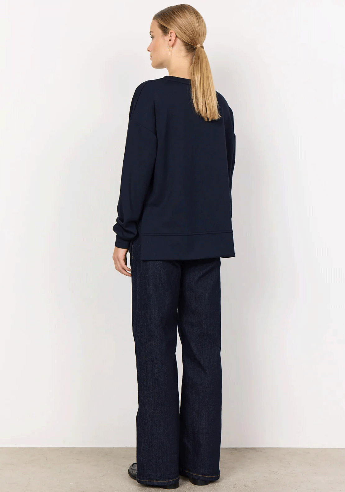 Soyaconcept Banu Soft Touch Sweatshirt, Navy