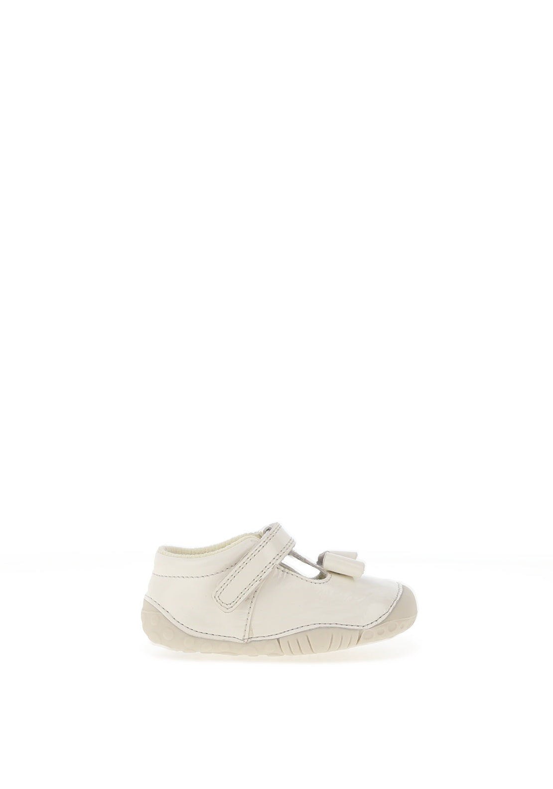 Start Rite Girls Wiggle T-Bar Pre Walker Shoe, White
