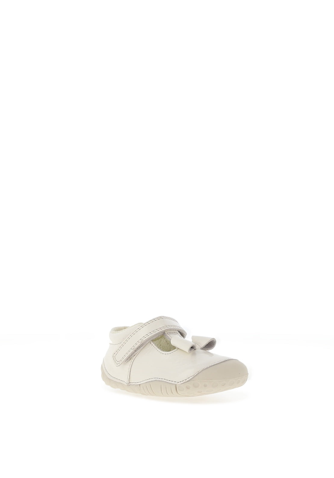Start Rite Girls Wiggle T-Bar Pre Walker Shoe, White