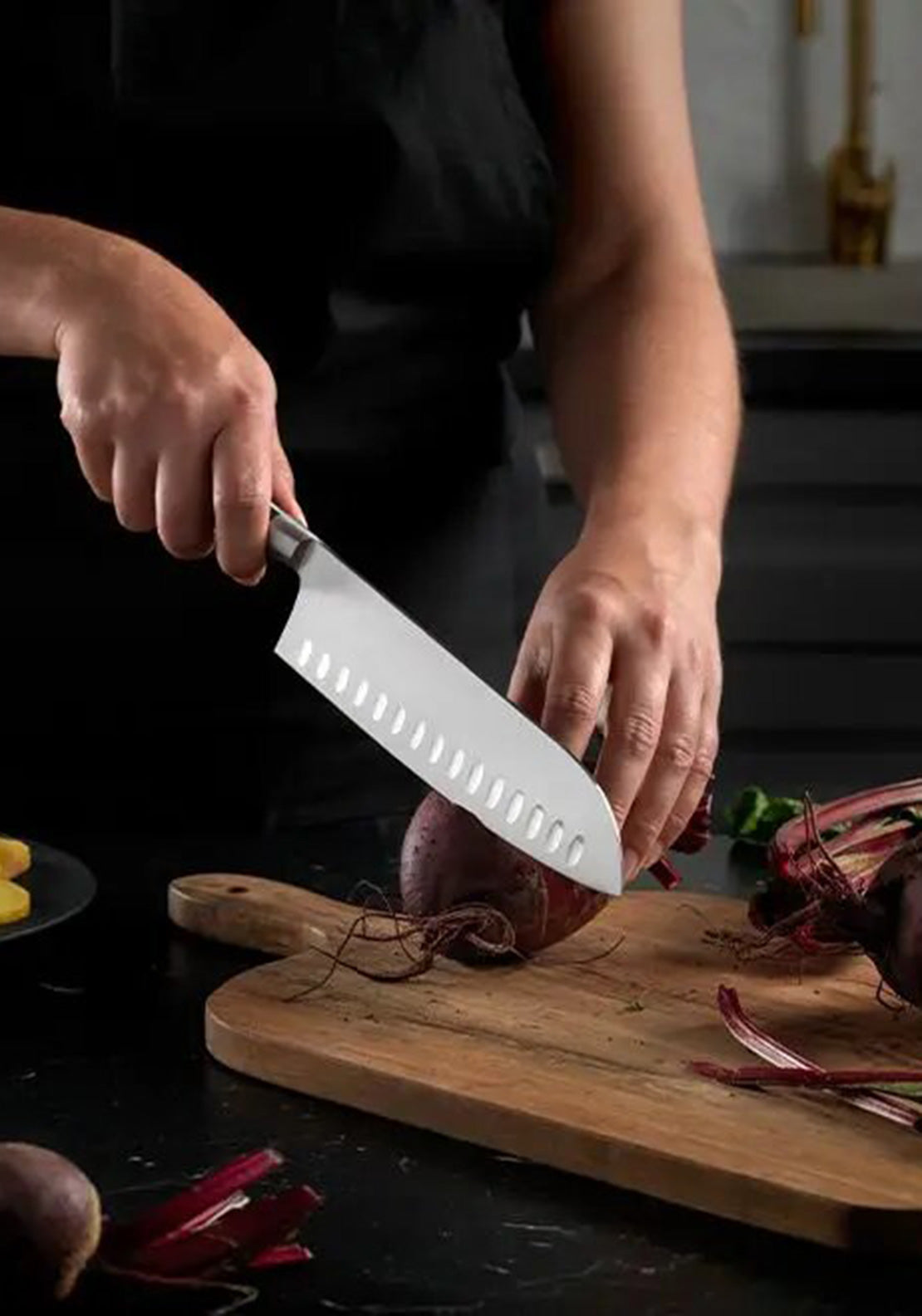 Stellar & Sabatier 18" Japanese Santoku Knife