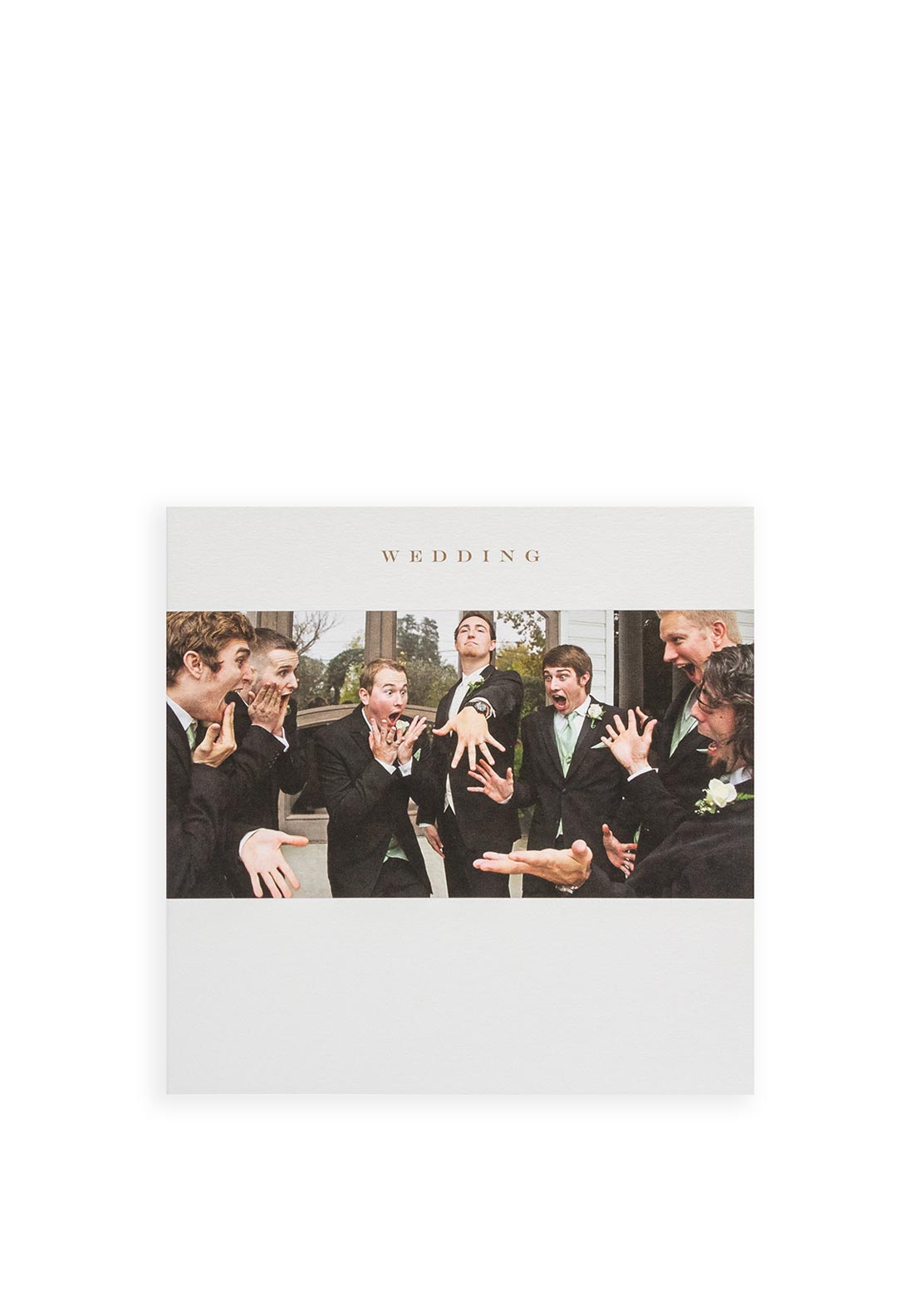 The Home Studio Grooms Wedding Card