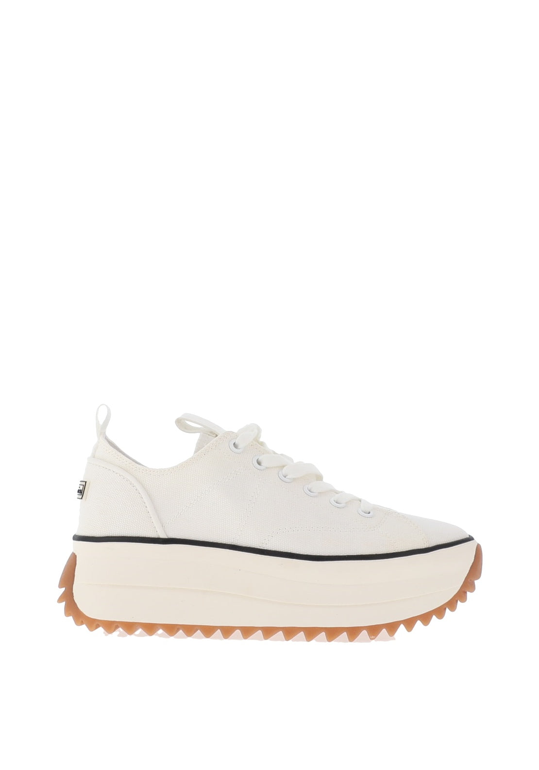 Tamaris Canvas Platform Trainers, White