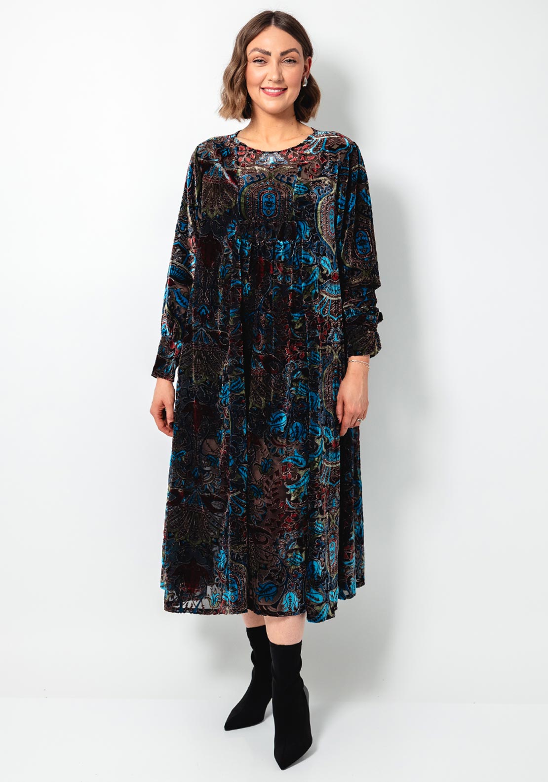 chiffon ruffle maxi dress Wine Sleeveless V-Neck Floral Chiffon Ruffle Ball Gown