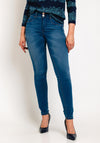 Tiffosi One Size Double Up Skinny Jeans, Blue Denim