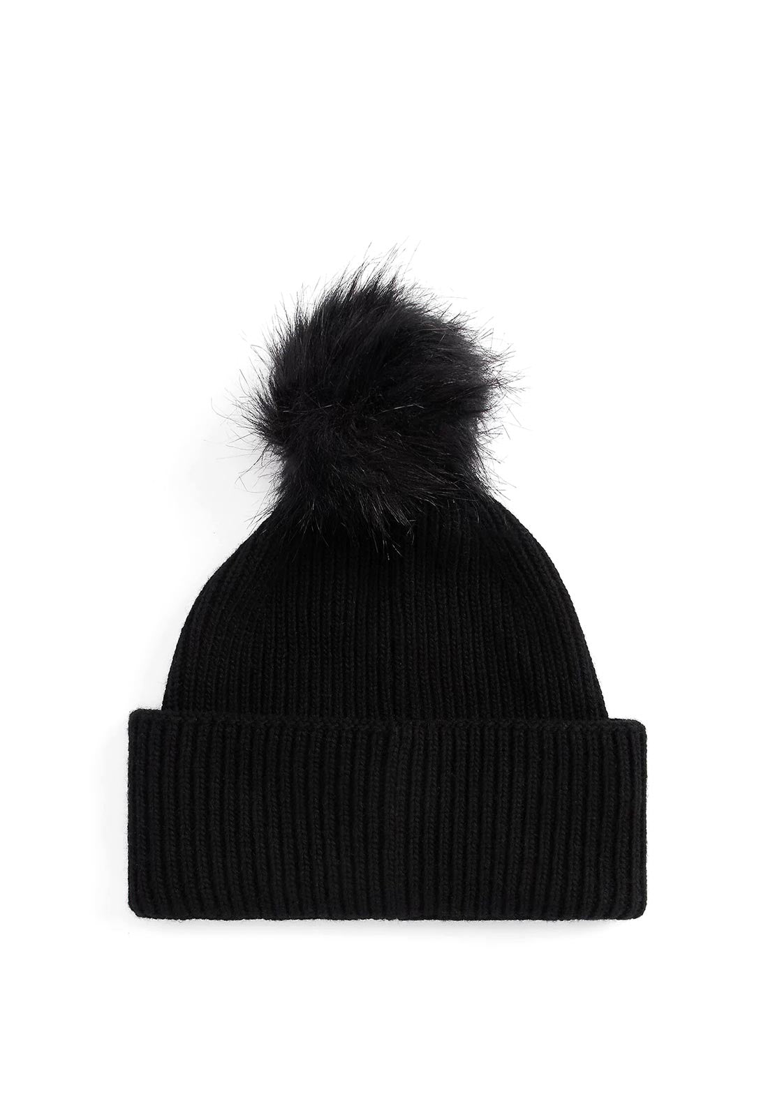 Tommy Hilfiger Elevated Chic Bobble Beanie, Black
