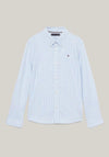 Tommy Hilfiger Boy Flex Essential Stripe Shirt, Copenhagen Blue