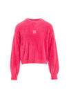 Tommy Hilfiger Girls Monogram Soft Sweater, Hot Magenta