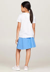 Tommy Hilfiger Girl Mono Logo Short Sleeve Tee, White