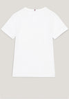 Tommy Hilfiger Girl Monotype Foil Logo Tee, White