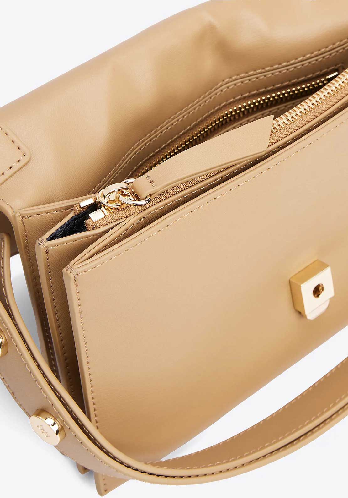 Tommy Hilfiger Heritage Flapover Shoulder Bag, Light Tan