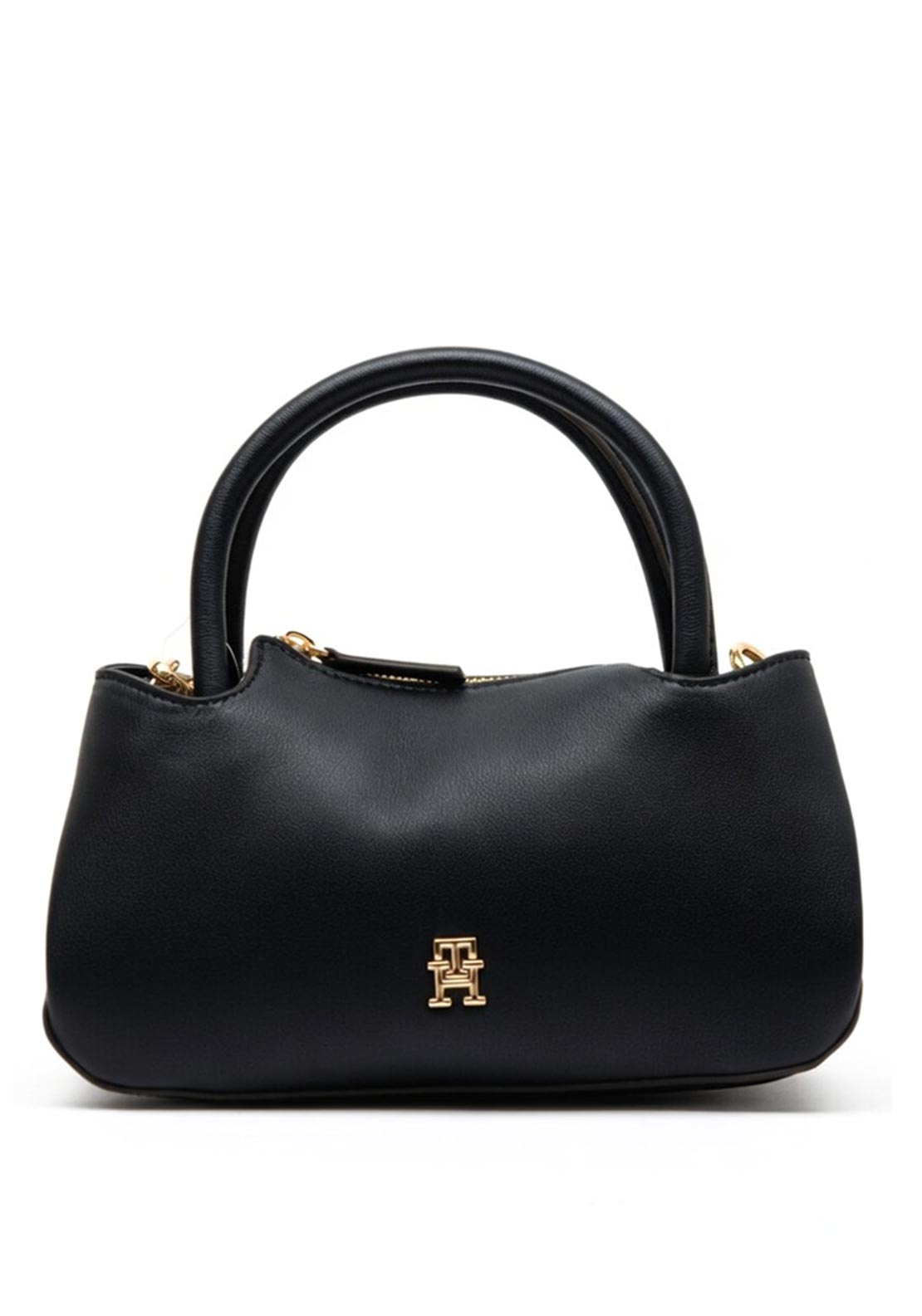 Tommy Hilfiger Logotape Mini Satchel Grab Bag, Black